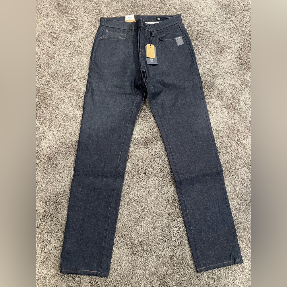 HWY 128 Straight Fit Raw Denim, 31x34